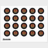 Laarzen op de grond fans waar ze fans bij Graphi Ronde Sticker (Vel)