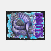 Laarzen op de grond Grappige Cowgirl Laarzen Bling Fleece Deken (Voorkant (Horizontaal))