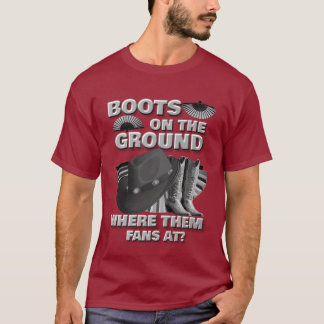 LAARZEN OP DE GROND (grijs) T-shirt