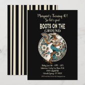 Laarzen op de grond kaart (Voorkant / Achterkant)