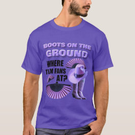 LAARZEN OP DE GROND (PURP) T-SHIRT