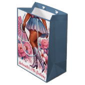 Laarzen op de grond Western Glam Cowgirl Medium Cadeauzakje (Achterkant Gekanteld)