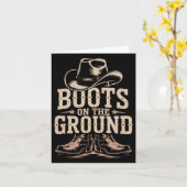 Laarzen op de grondlijn Dansende lijn Danslijn D Kaart (Gele Bloem)