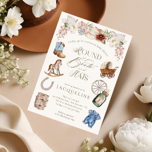 Laarzen & Petten Wild West Western Cowboy Baby sho Kaart