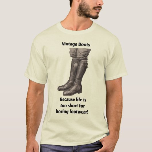  laarzen T-shirt (Voorkant)