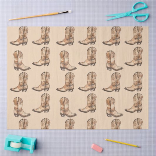 laarzen tissuepapier (Craft)