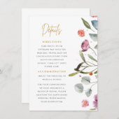 Laarzen van Wellington met bloemendetails Informatiekaartje (Voorkant / Achterkant)