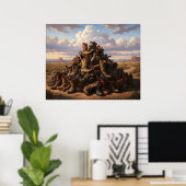 Laarzenheuvel Poster (Thuiskantoor)