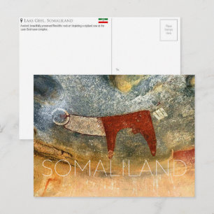 Laas Geel, Somaliland Reisansichtkaart Briefkaart
