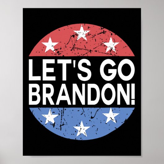 Laat # 39; s Go Brandon Poster (Voorkant)