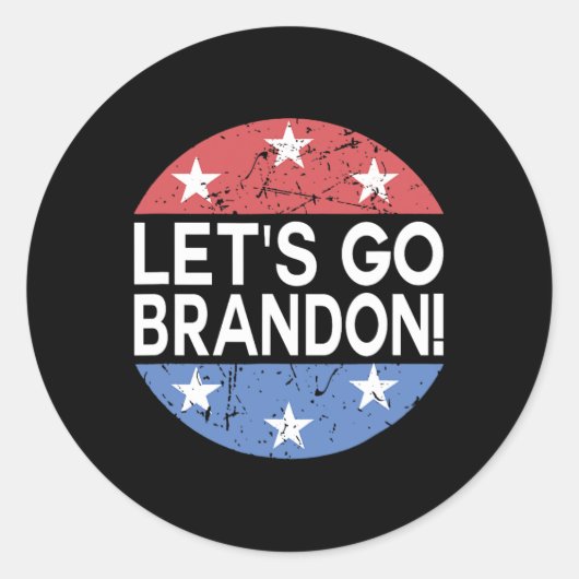 Laat # 39; s Go Brandon Ronde Sticker (Voorkant)