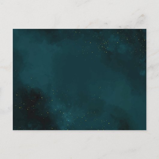 Laat 50e Jubileum luxe de datumkalender Aankondigingskaart (Achterkant)