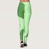 laat abstracte kunst na leggings (Achterkant)