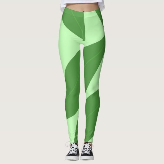 laat abstracte kunst na leggings (Voorkant)