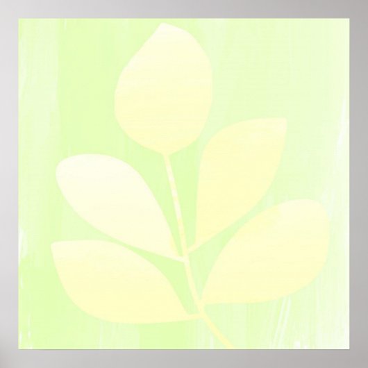 laat abstracte kunst na poster (Voorkant)