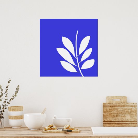 laat abstracte kunst na poster (Keuken)