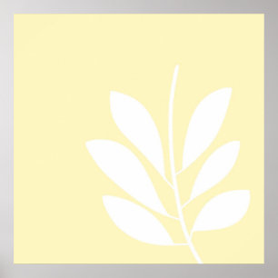 laat abstracte kunst na poster