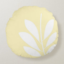 laat abstracte kunst na rond kussen