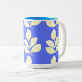 laat abstracte kunst na tweekleurige koffiemok (Voorkant rechts)