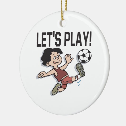 Laat afspelen keramisch ornament (Links)