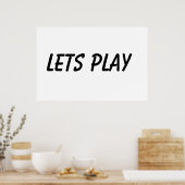 Laat afspelen poster (Keuken)