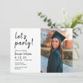 Laat Afstuderen 2022 van de de feestviering Kaart (Staand voorkant)