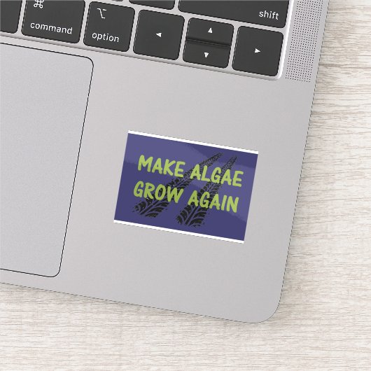 Laat Algen Weer Groeien Sticker (Detail)