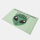 Laat alle bodemmonsters hier, Alien Deurmat (Schuin)