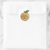 Laat alle Georgiërs stemmen Vierkante Sticker (Tas)