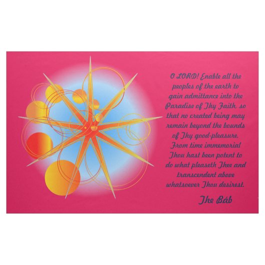 Laat alle volken van de aarde stof (Fat Quarter)