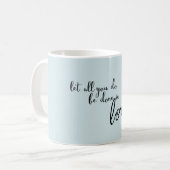 Laat allen u in de Mok van het de citaat van de Li (Voorkant links)