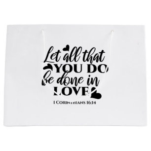 Laat alles geschieden in liefde (1 Kor.16:14) Groot Cadeauzakje