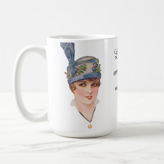 Laat alles vallen koffiemok (Links)