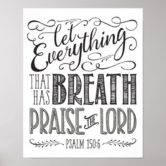 Laat alles wat de Heer heeft geschaad de Heer opvr Poster (Voorkant)