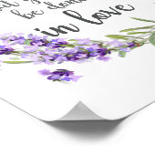 Laat alles wat je doet in de Bijbel van de Liefde Poster (Hoek)