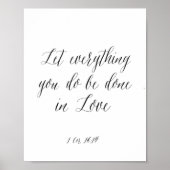 Laat alles wat je doet in Love Poster (Voorkant)