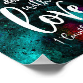 Laat alles wat je doet met liefde gedaan worden poster (Hoek)