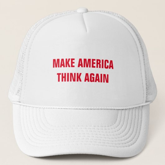 LAAT AMERIKA NOG EENS NADENKEN TRUCKER PET (Voorkant)