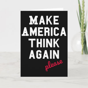 Laat Amerika Nogmaals Nadenken - Anti-trump  Kaart