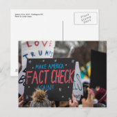 Laat Amerika opnieuw de Briefkaart controle uitvoe (Voorkant / Achterkant)