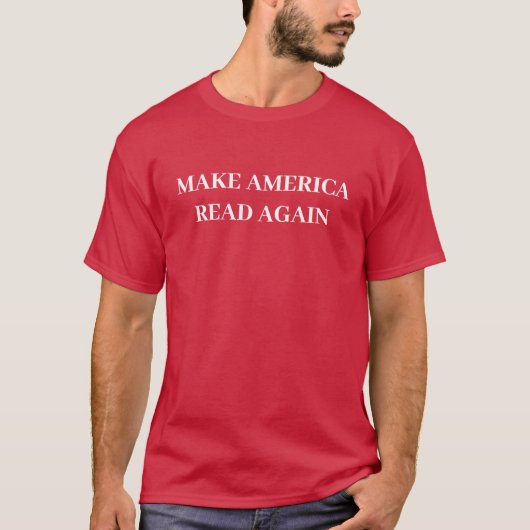 Laat Amerika opnieuw lezen shirt (Voorkant)