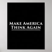 Laat Amerika opnieuw nadenken over anti-Trump-prot Poster (Voorkant)