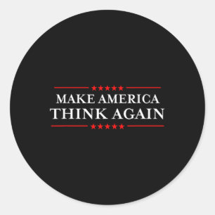 Laat Amerika opnieuw nadenken over nare anti-haat  Ronde Sticker