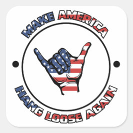 LAAT AMERIKA WEER LOS HANGEN STICKER