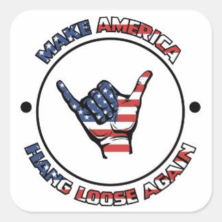 LAAT AMERIKA WEER LOS HANGEN STICKER
