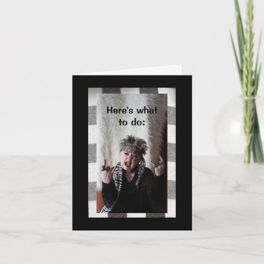 Laat anderen je niet beoordelen... kaart (Voorkant)