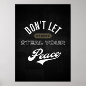 Laat anderen je vrede niet stelen poster (Voorkant)