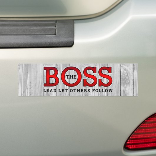 LAAT ANDEREN VOLGEN BUMPERSTICKER (Op auto)
