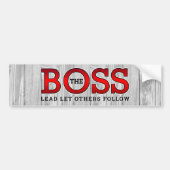 LAAT ANDEREN VOLGEN BUMPERSTICKER (Voorkant)