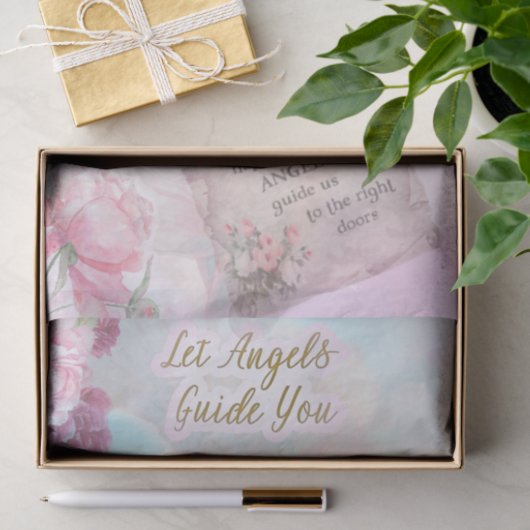 Laat Angels u gids geven Tissuepapier (Geschenk)